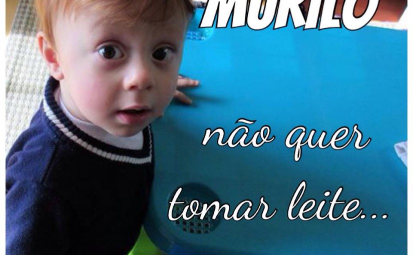 criança não quer leite